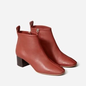 Everlane Day Glove Boot in Brick NIB